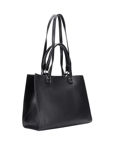 Женская сумка кожаная черная - фото 3 - Miraton