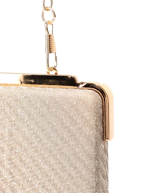 Жіночий клатч золотий - фото 4 - Miraton