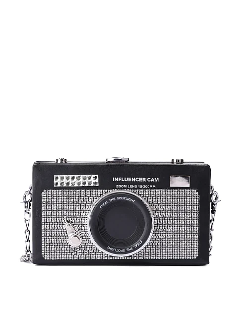 Женский минодьер из экокожи черный - фото 1 - Miraton