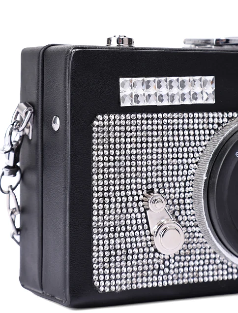 Женский минодьер из экокожи черный - фото 5 - Miraton