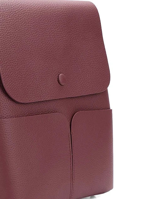 Жіночий рюкзак шкіряний бордовий - фото 4 - Miraton