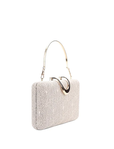 Женский клатч тканевый бежевый - фото 2 - Miraton