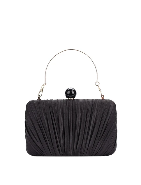 Жіночий клатч тканинний чорний - фото 1 - Miraton