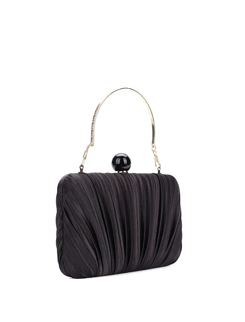 Жіночий клатч тканинний чорний - фото 2 - Miraton