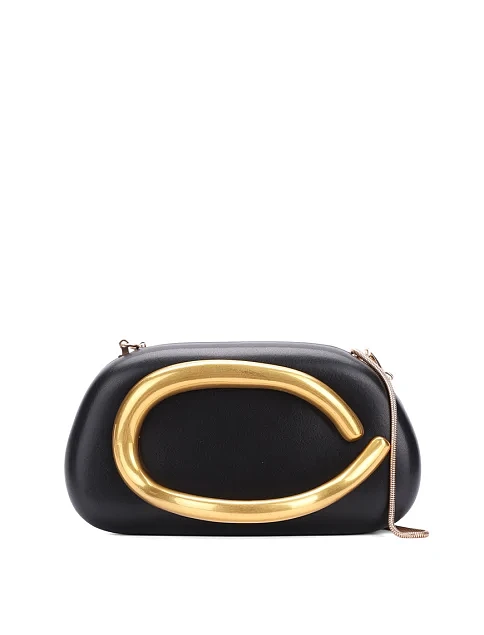 Жіночий клатч з екошкіри чорний - фото 1 - Miraton