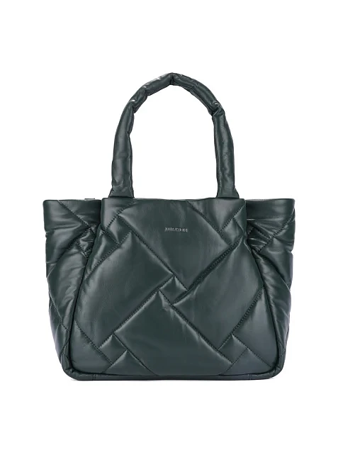 Женская сумка кожаная зеленая - фото 1 - Miraton