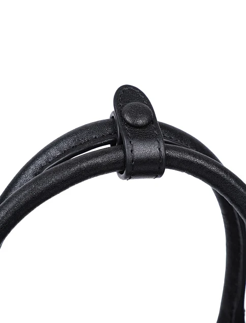 Женская сумка кожаная черная - фото 5 - Miraton