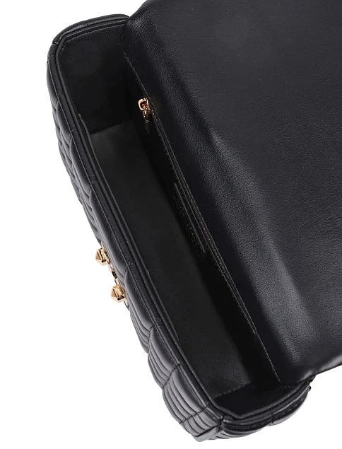 Жіноча сумка крос-боді шкіряна чорна - фото 6 - Miraton