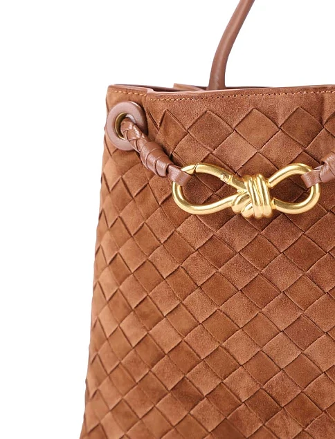 Женская сумка кожаная кемел - фото 7 - Miraton