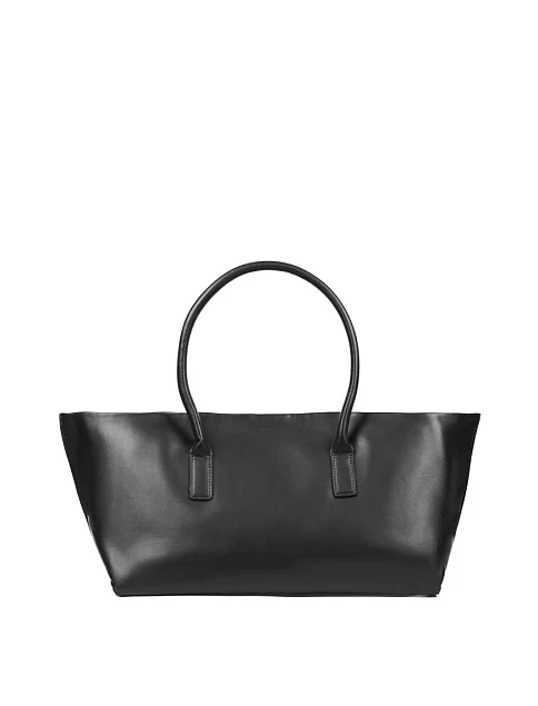 Жіноча сумка шкіряна чорна - фото 1 - Miraton