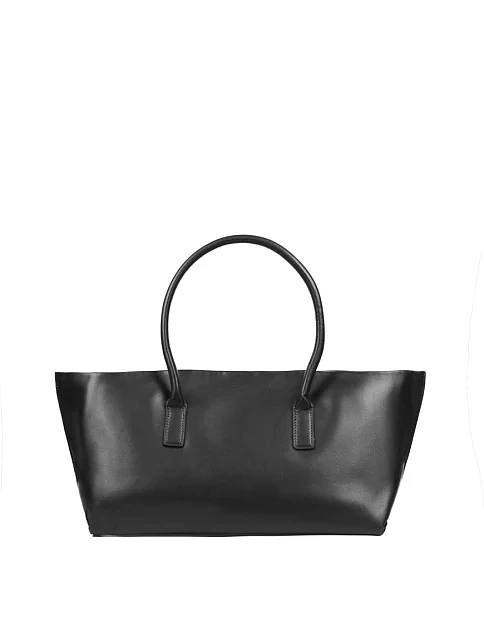 Жіноча сумка шкіряна чорна - фото 4 - Miraton