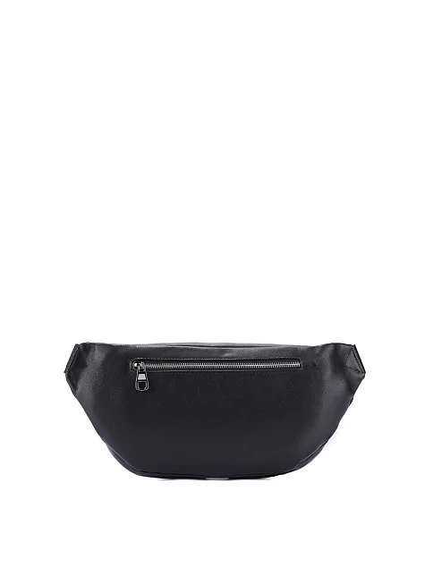 Мужская сумка кожаная черная - фото 3 - Miraton