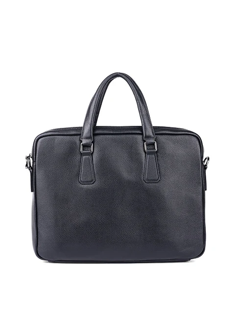 Чоловічий портфель шкіряний чорний - фото 1 - Miraton