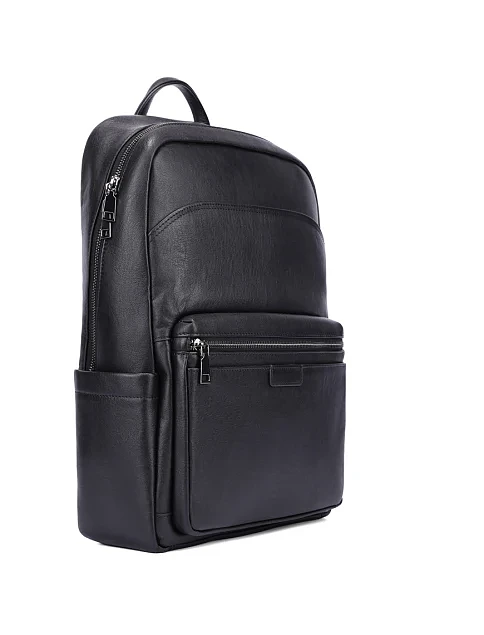 Чоловічий портфель шкіряний чорний - фото 2 - Miraton