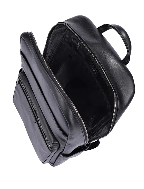 Чоловічий портфель шкіряний чорний - фото 5 - Miraton