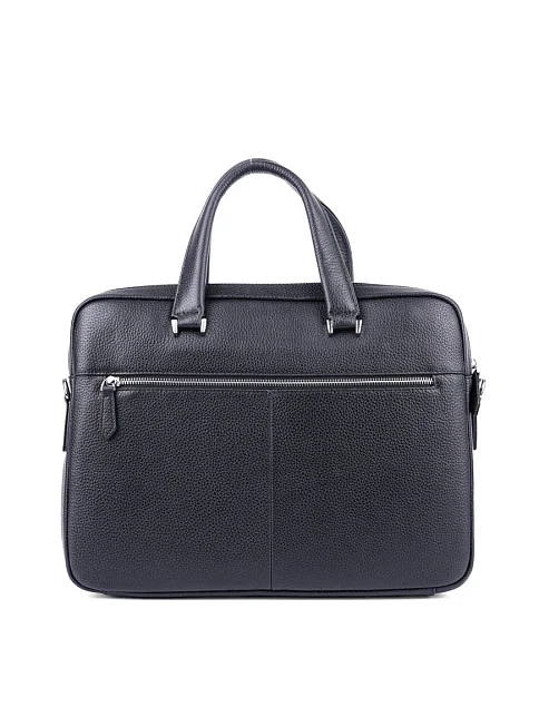 Чоловічий портфель шкіряний чорний - фото 3 - Miraton