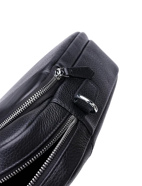 Чоловічий портфель шкіряний чорний - фото 5 - Miraton