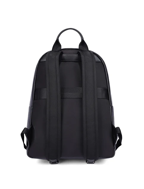 Чоловічий рюкзак шкіряний чорний - фото 3 - Miraton