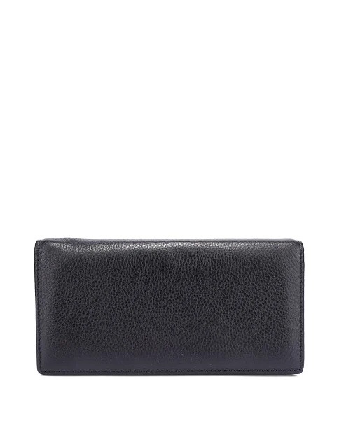 Кошелек на магните кожаный черный - фото 1 - Miraton