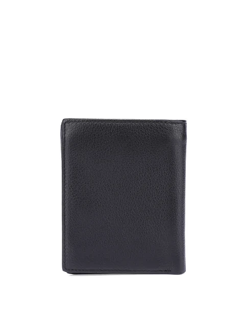 Кошелек на магните кожаный черный - фото 3 - Miraton