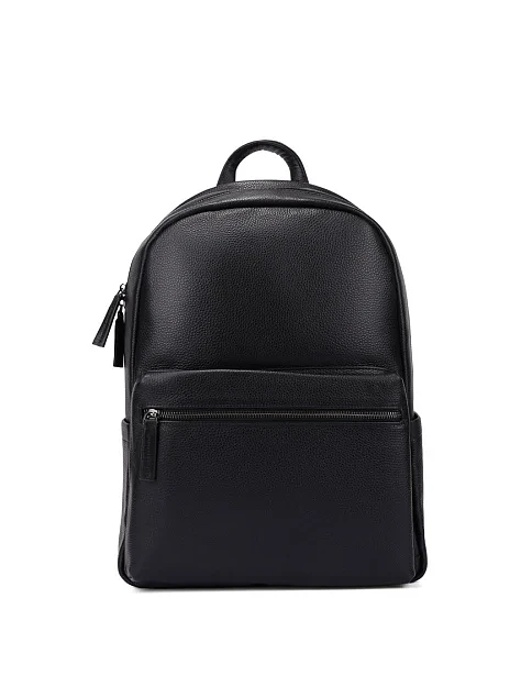 Чоловічий рюкзак шкіряний чорний - фото 1 - Miraton