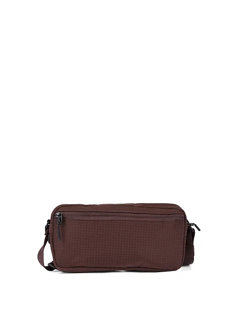 Чоловіча сумка тканинна коричнева - фото 3 - Miraton