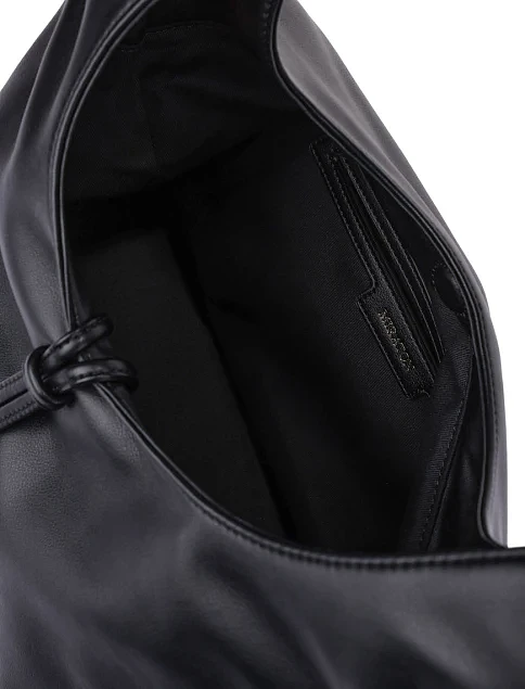 Женская сумка кожаная черная - фото 5 - Miraton