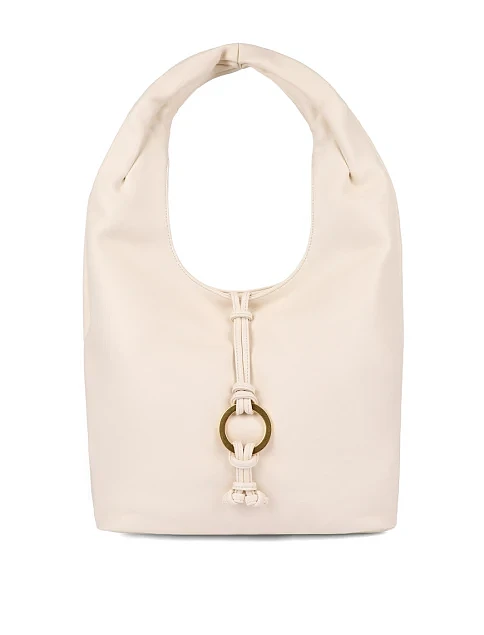 Женская сумка кожаная белая - фото 1 - Miraton