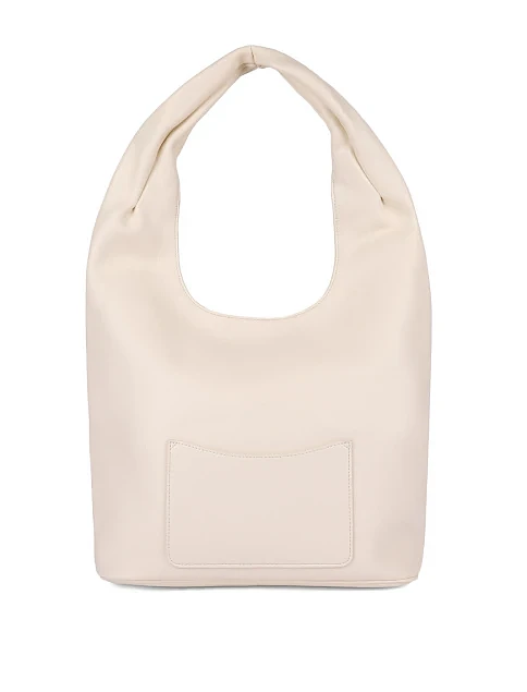 Женская сумка кожаная белая - фото 4 - Miraton