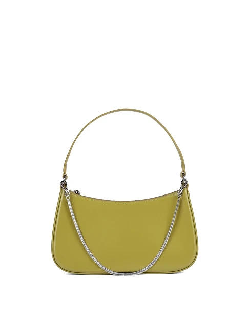 Жіноча сумка шкіряна зелена - фото 1 - Miraton