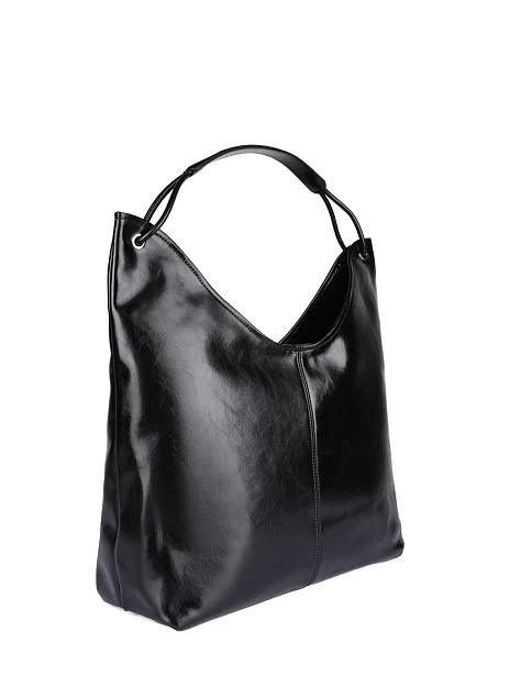 Жіноча сумка шкіряна чорна - фото 3 - Miraton