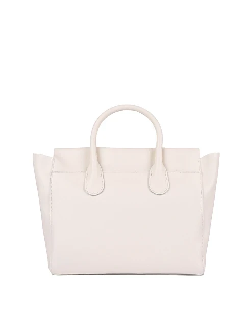 Женская сумка кожаная белая - фото 3 - Miraton