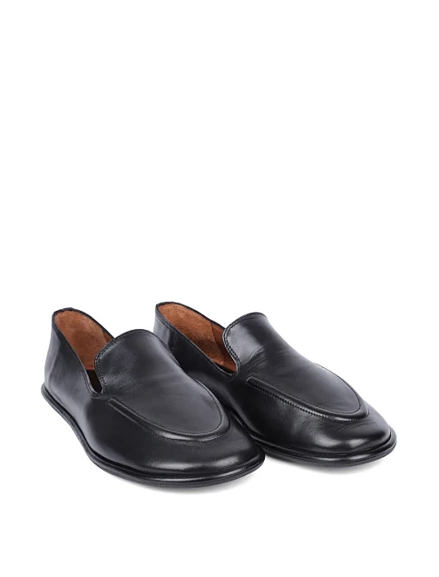 Жіночі сліпери Attizzare шкіряні чорні - фото 3 - Miraton