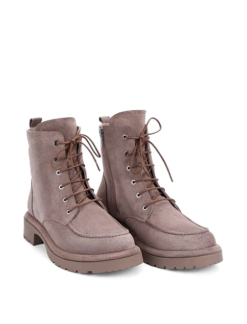 Женские ботинки Attizzare велюровые серые - фото 3 - Miraton