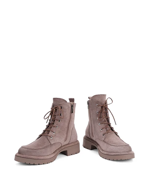 Женские ботинки Attizzare велюровые серые - фото 5 - Miraton