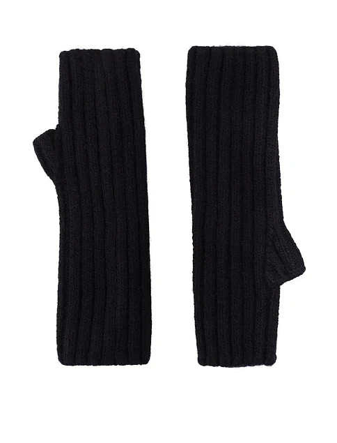 Перчатки тканевые черные - фото 1 - Miraton