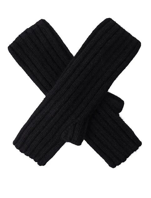 Перчатки тканевые черные - фото 2 - Miraton