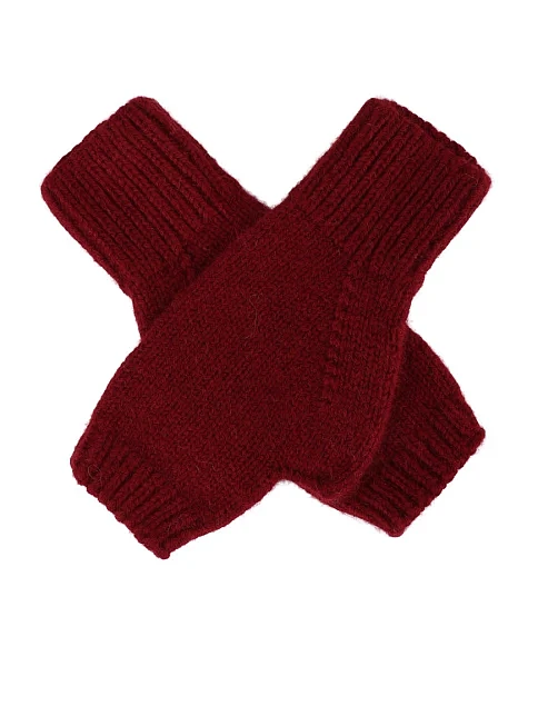 Рукавички тканинні бордові - фото 2 - Miraton