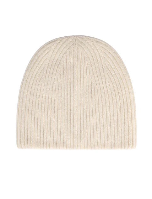 Шапка тканевая молочная - фото 1 - Miraton
