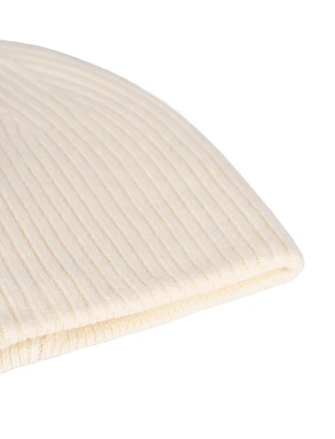 Шапка тканевая молочная - фото 2 - Miraton