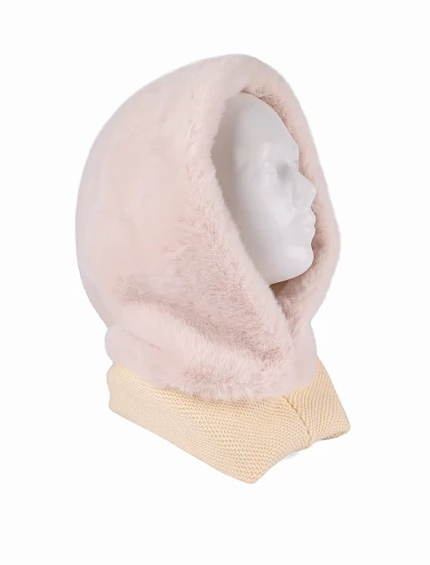 Шапка тканевая молочная - фото 2 - Miraton