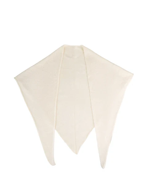 Шарф тканевый молочный - фото 1 - Miraton