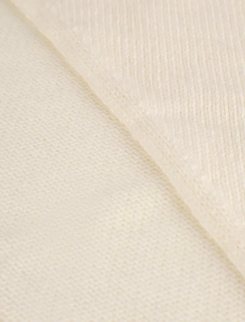 Шарф тканевый молочный - фото 2 - Miraton