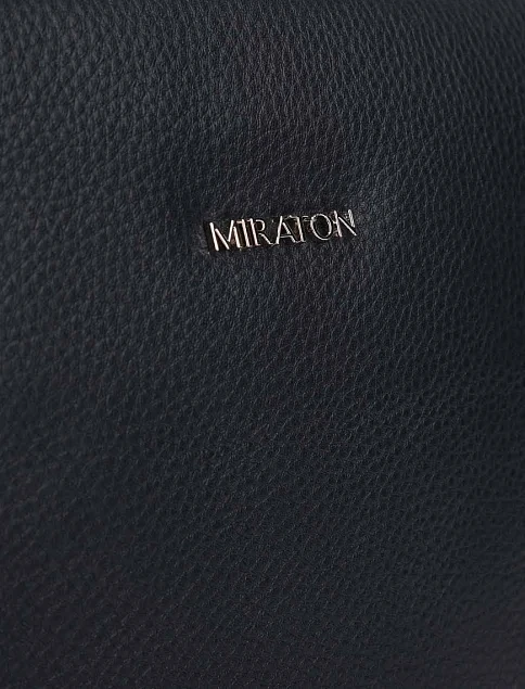 Мужская сумка кросс-боди кожаная синяя - фото 4 - Miraton