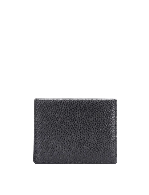 Картхолдер кожаный черный маленький - фото 3 - Miraton