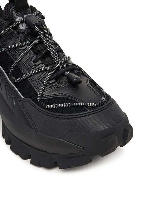 Кроссовки из экокожи черные - фото 6 - Miraton