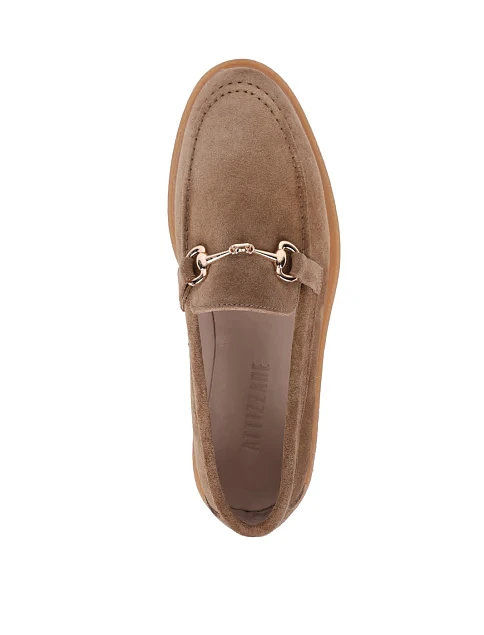 Женские слиперы Attizzare велюровые бежевые - фото 2 - Miraton