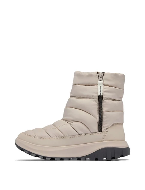 Жіночі дутики Columbia SNOWTROT текстильні молочного кольору - фото 3 - Miraton