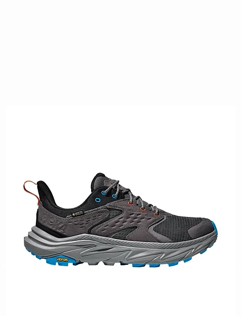 Чоловічі кросівки Hoka One One Anacapa 2 Low GTX з нубуку сірі - фото 1 - Miraton