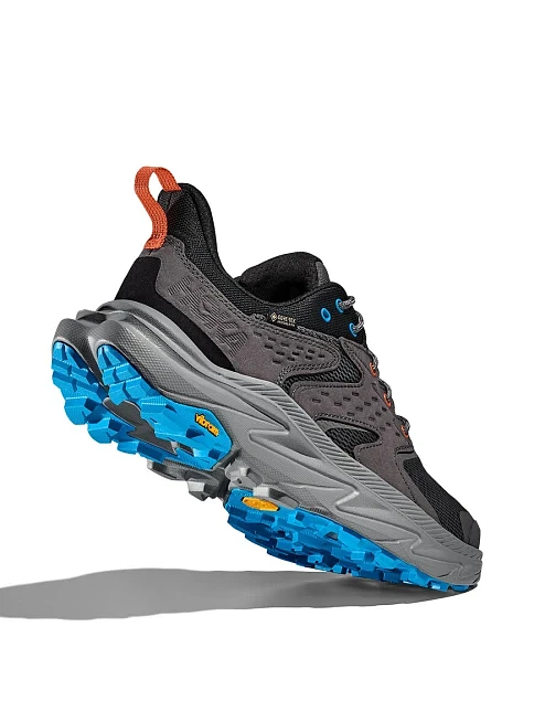 Чоловічі кросівки Hoka One One Anacapa 2 Low GTX з нубуку сірі - фото 6 - Miraton